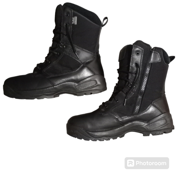 5.11 A.T.A.C. 2.0 8" Side Zip Tactical Boots – Black – Women’s 13W / Men’s 10.5 - Picture 9 of 16